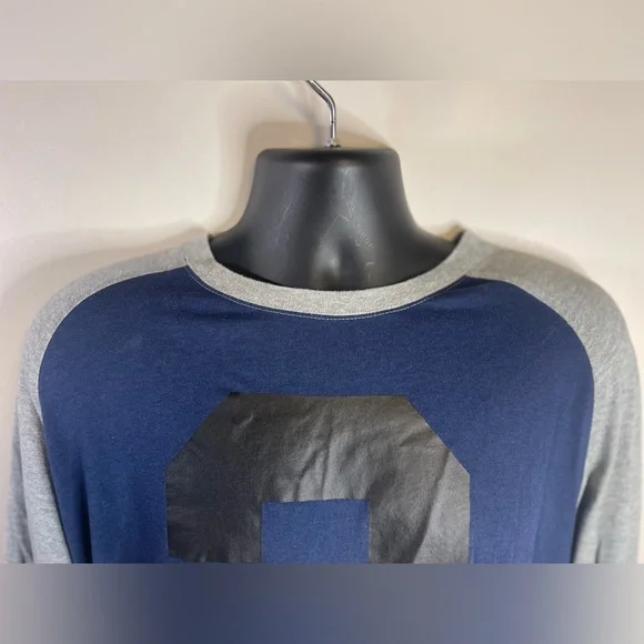 Air Jordan Brand 23 Double Sided Raglan 3/4 Sleeve Droptail T-Shirt Men size XLT - Picture 2 of 11